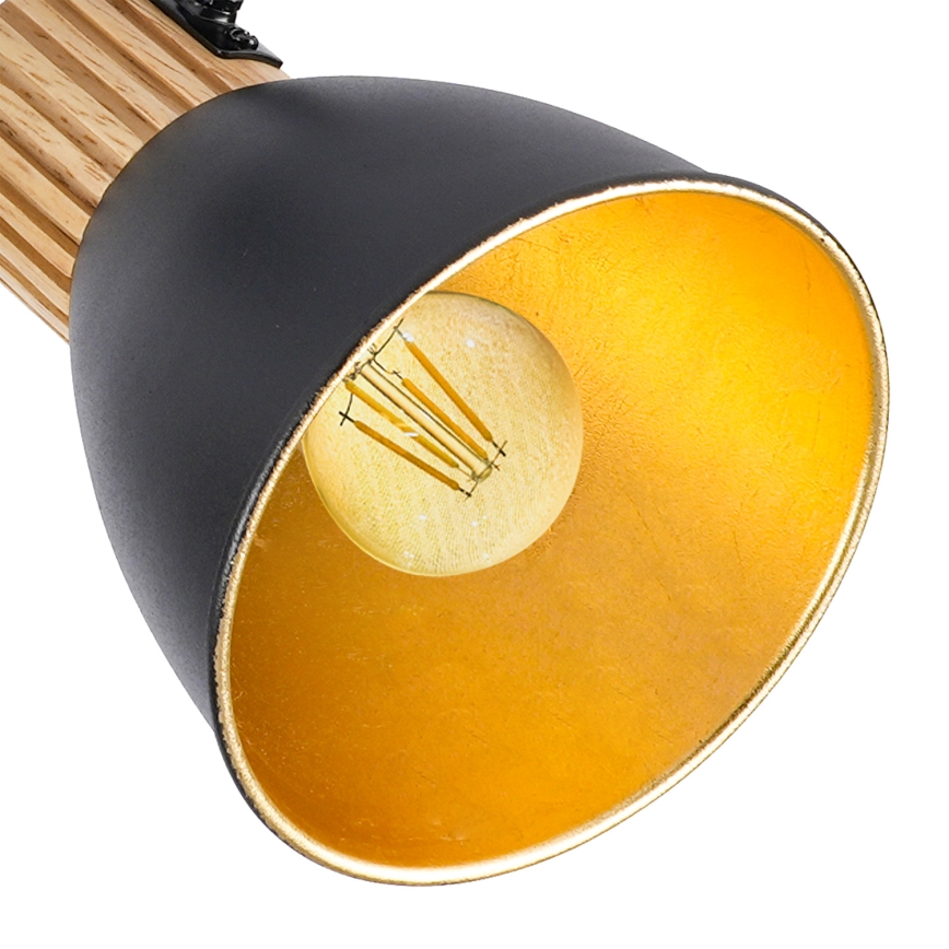 Brilagi - Faretto ODENSE 4xE14/10W/230V legno/nero