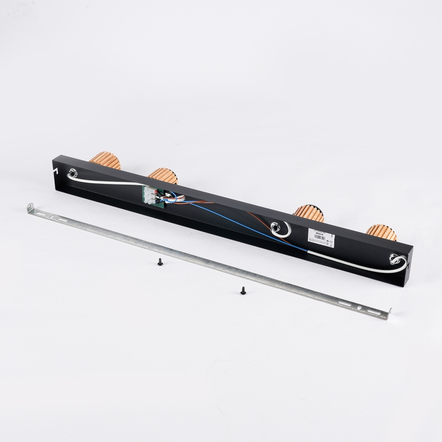 Brilagi - Faretto ODENSE 4xE14/10W/230V legno/nero