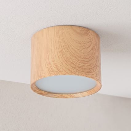 BRILAGI - Faretto da bagno SMOOTH 1xGX53/15W/230V 60x82 mm finitura rovere IP54