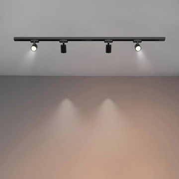 Brilagi - Faretto per sistema a binario HUSKY 4xGU10/10W/230V nero