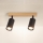 Brilagi - Faretto SELE 2xGU10/30W/230V nero/effetto rovere