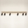 Brilagi - Faretto SELE 6xGU10/30W/230V nero/finitura rovere