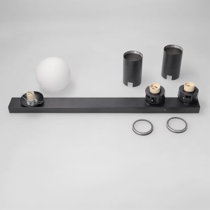 Brilagi - Faretto SELE BALL 2xGU10/30W/230V + 1xG9/10W nero