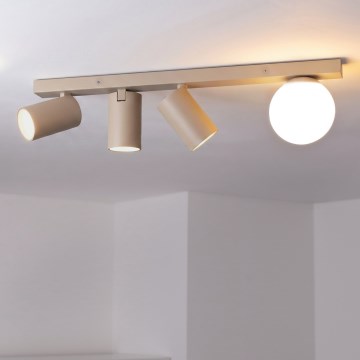 Brilagi - Faretto SELE BALL 3xGU10/30W/230V + 1xG9/10W colore beige