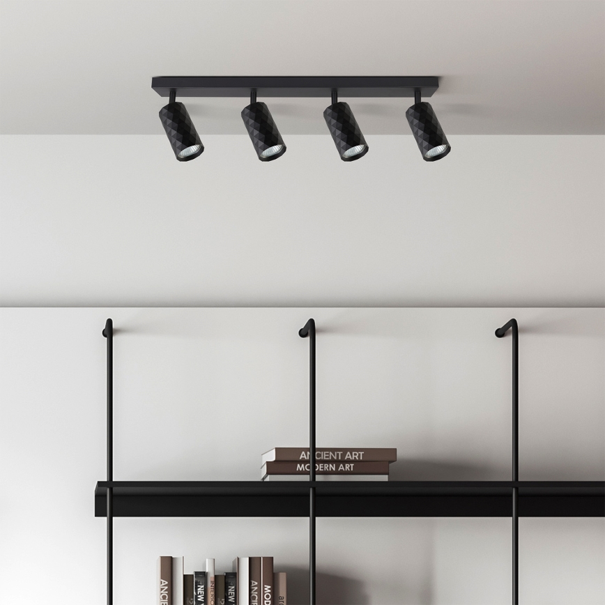 Brilagi - Faretto SELE DIAMANT 4xGU10/30W/230V nero