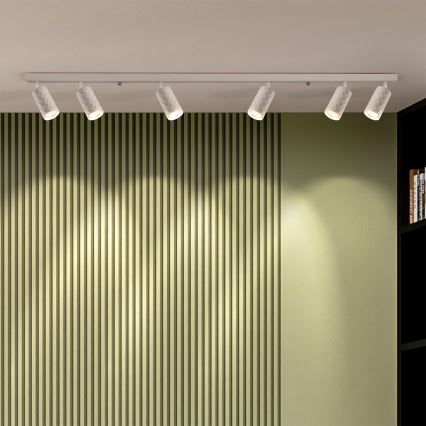 Brilagi - Faretto SELE DIAMANT 6xGU10/30W/230V bianco