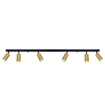 Brilagi - Faretto SELE GOLDEN 6xGU10/30W/230V nero/oro
