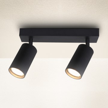 Brilagi - Faretto SELE MODERN 2xGU10/30W/230V nero