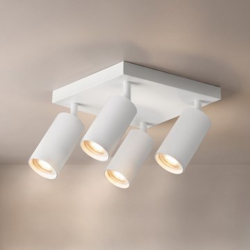 Brilagi - Faretto SELE SQUARE 4xGU10/30W/230V bianco