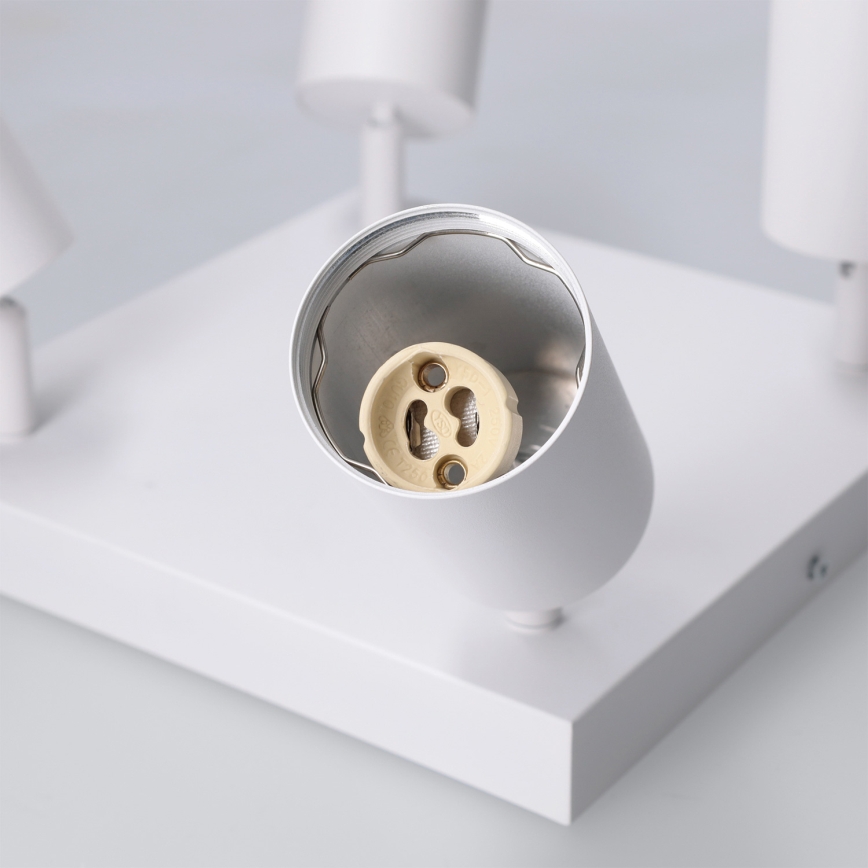 Brilagi - Faretto SELE SQUARE 4xGU10/30W/230V bianco