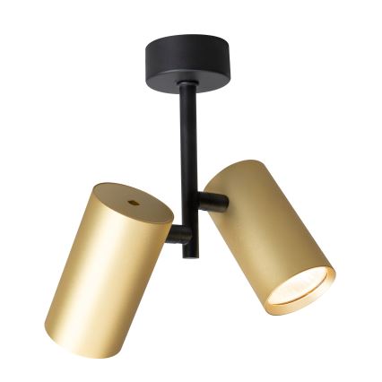 Brilagi - Faretto SELE VERTICAL 2xGU10/30W/230V nero/oro