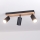 Brilagi - Faretto SELE WOOD 3xGU10/30W/230V nero/legno