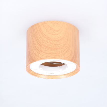 BRILAGI - Faretto SMOOTH 1xGX53/15W/230V 60x82 mm finitura rovere