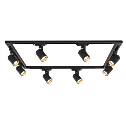 Brilagi - Faretto su binario HUSKY 8xGU10/10W/230V nero
