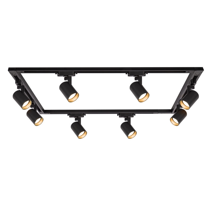 Brilagi - Faretto su binario HUSKY 8xGU10/10W/230V nero