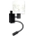 Brilagi - Flexible LED-Kinder-Wandleuchte BOBO 1xE27/25W/230V + LED/3W schwarz/weiß/Einhörner