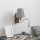 Brilagi - Flexible LED-Wandleuchte NUBILA 1xE27/25W/230V + LED/3W matt Chrom/grau