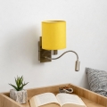 Brilagi - Flexible LED-Wandleuchte NUBILA 1xE27/25W/230V + LED/3W Messing/gelb