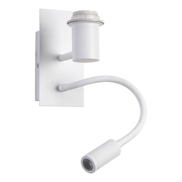 Brilagi - Flexible LED-Wandleuchte NUBILA 1xE27/25W/230V + LED/3W weiß