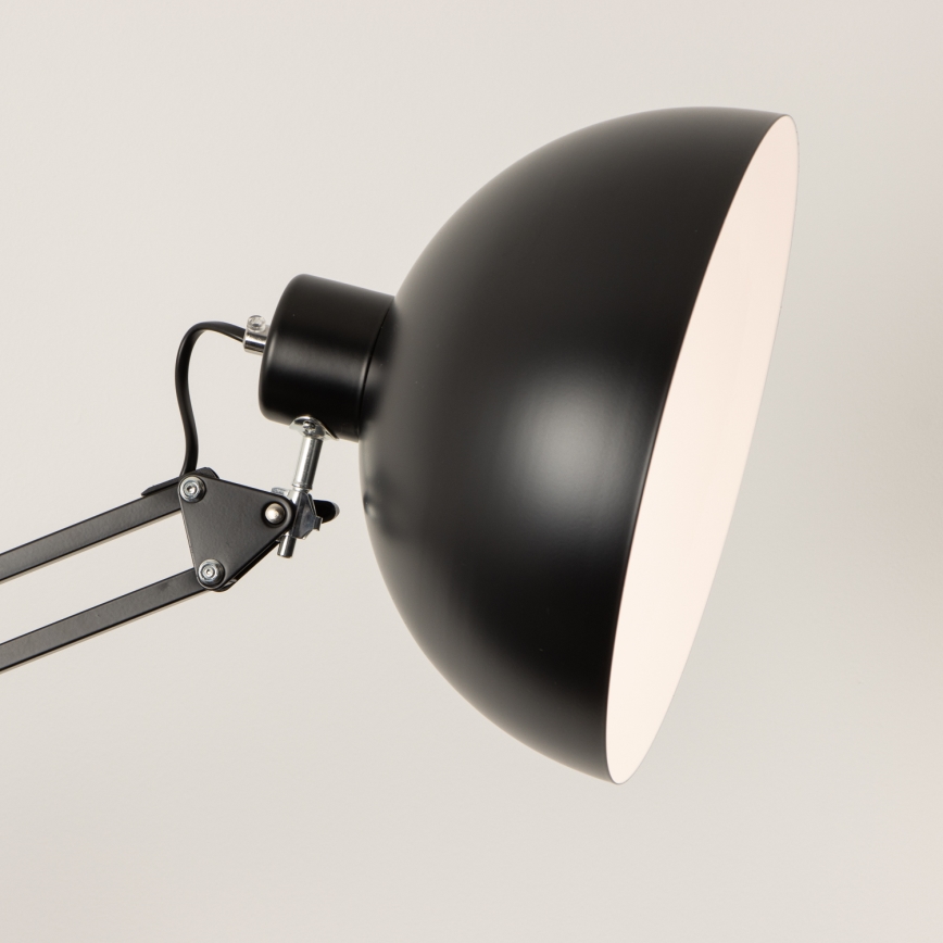 Brilagi - Flexible Stehleuchte TASKER 1xE27/60W/230V 157 cm schwarz
