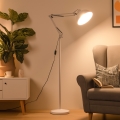 Brilagi - Flexible Stehleuchte TASKER 1xE27/60W/230V 157 cm weiß