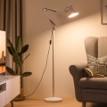 Brilagi - Flexible Stehleuchte TASKER 1xE27/60W/230V 184 cm weiß