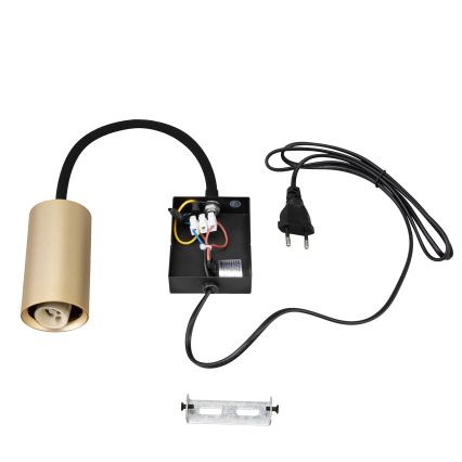 Brilagi - Flexible Wandleuchte mit Schalter SELE 1xGU10/30W/230V schwarz/gold