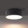 Brilagi - FORIS LED-Deckenleuchte für Badezimmer, 14 W, 230 V, Ø 12 cm, schwarz, IP44