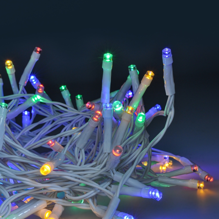 Brilagi - Guirlande de Noël LED extérieure 120xLED/8 fonctions/3xAA 9,5m IP44 multicolore + télécommande