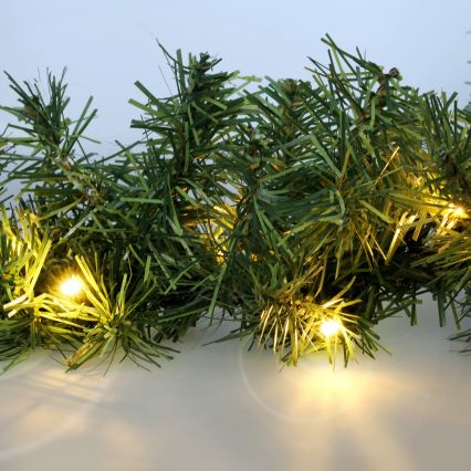 Brilagi - Guirlande de Noël LED pour extérieur, alimentée par 3 piles AA, 300 cm, IP44