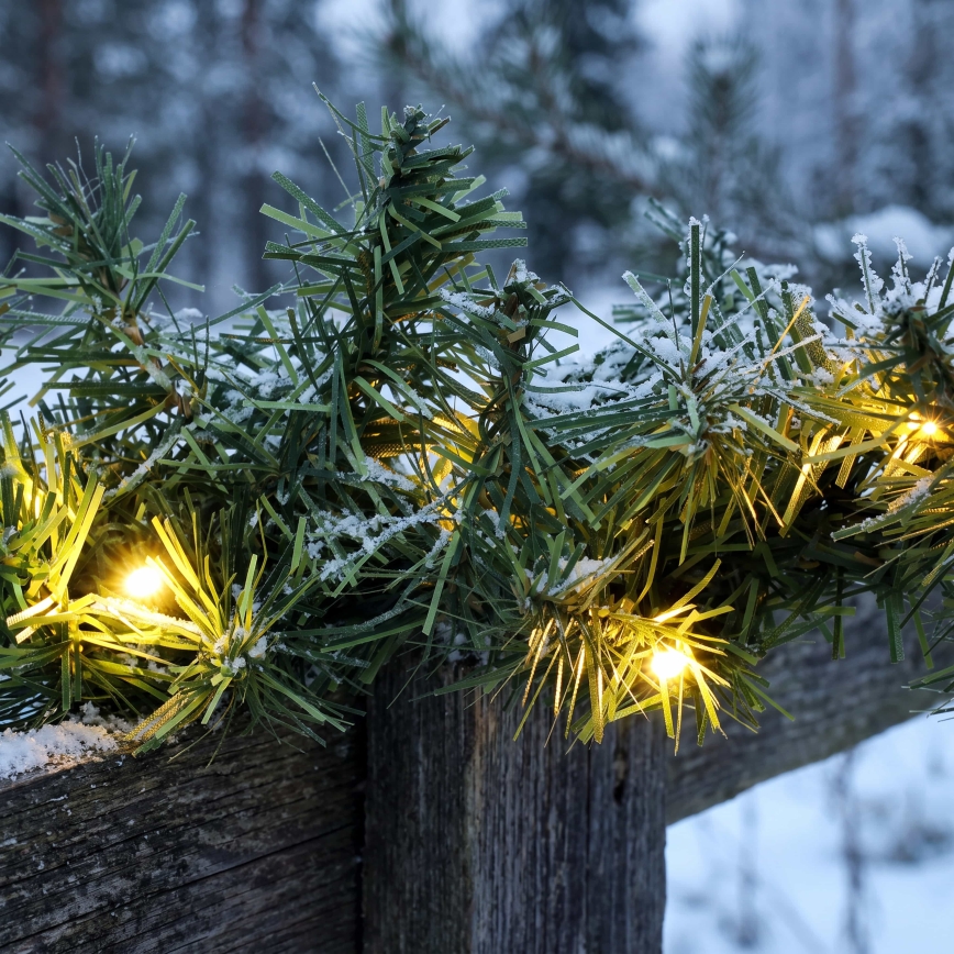 BRILAGI - Guirlande de Noël LED pour extérieur, alimentée par 3 piles AA, 300 cm, IP44
