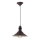 Brilagi - Hängeleuchte am Kabel FORGE 1×E27/60W/230V Ø 22 cm, braun
