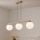 Brilagi - Hängeleuchte an Kabel 3xE27/60W/230V beige/gold
