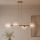 Brilagi - Hängeleuchte an Kabel STELLA 4xE27/60W/230V beige/gold