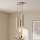 Brilagi - Hängeleuchte an Kabel TUBE 3xGU10/15W/230V beige/gold