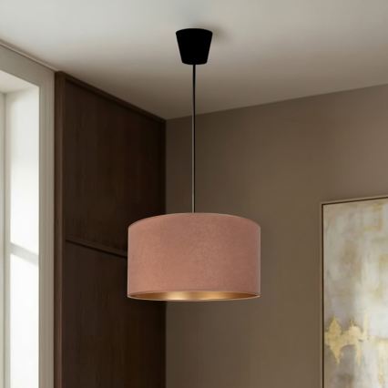 Brilagi - Hängeleuchte an Kabel VELVET 1xE27/60W/230V pr. 40 cm beige/gold