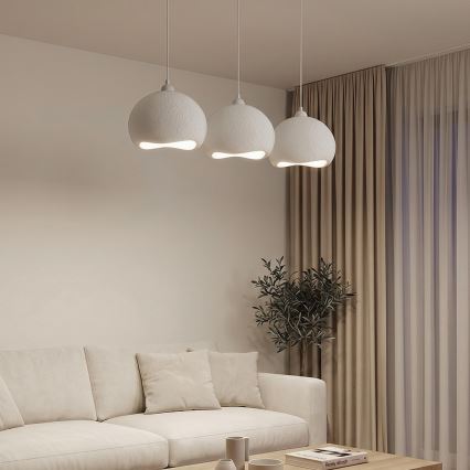 Brilagi - Hängeleuchte an Kabel WABI SABI 3xE27/40W/230V weiß