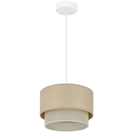 Brilagi - Hängeleuchte ARIZONA BOHO 1xE27/15W/230V d 25 cm beige/weiß