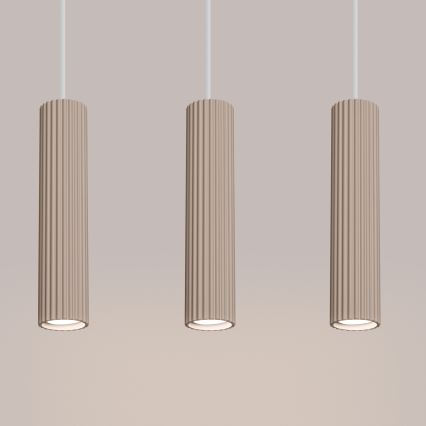 Brilagi - Hängeleuchte CRESTO 3xGU10/10W/230V taupe