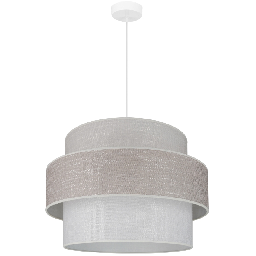 Brilagi - Hängeleuchte DOVER SPACE 1xE27/15W/230V d 50 cm grau/cremefarben