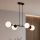 Brilagi - Hängeleuchte MILO an Kabel 4xE27/60W/230V schwarz