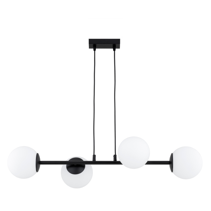 Brilagi - Hängeleuchte MILO an Kabel 4xE27/60W/230V schwarz