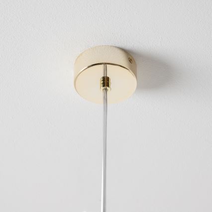BRILAGI - Hängeleuchte mit Kabel VULCANO 1xG9/8W/230V Ø 15 cm Gold/rauchbeige