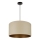 Brilagi - Hängeleuchte OREGON ROLLER VEGE 1xE27/15W/230V d 45 cm beige