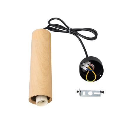 Brilagi - Hängeleuchte SELE 1xGU10/30W/230V schwarz/Eichendekor