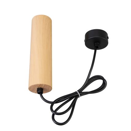 Brilagi - Hängeleuchte SELE 1xGU10/30W/230V schwarz/Eichendekor