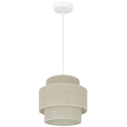 Brilagi - Hängeleuchte SPACE YUTE 1xE27/15W/230V d 25 cm cremefarben/weiß