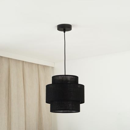 Brilagi - Hängeleuchte SPACE YUTE 1xE27/15W/230V d 25 cm schwarz