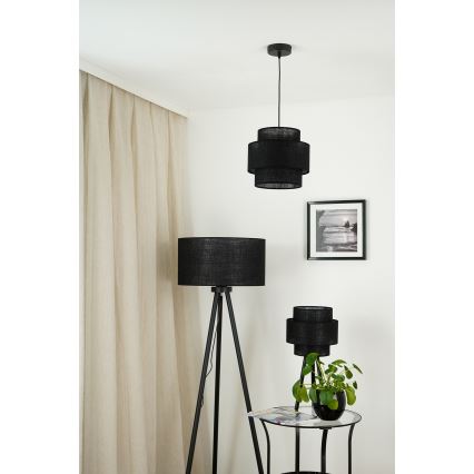 Brilagi - Hängeleuchte SPACE YUTE 1xE27/15W/230V d 25 cm schwarz
