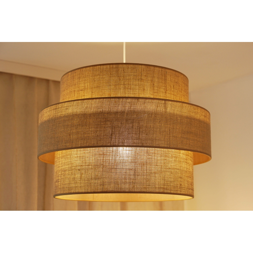 Brilagi - Hängeleuchte SPACE YUTE 1xE27/15W/230V d 50 cm beige/weiß